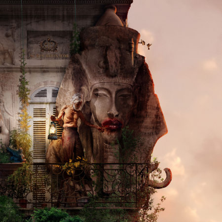 Zeynep represents flying houses le crépuscule des dieux